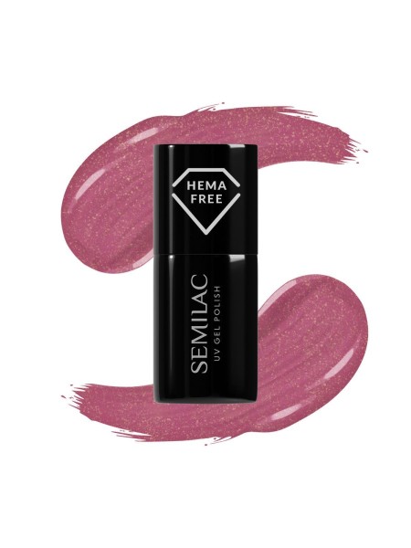 LAKIER HYBRYDOWY 377 SHIMMER STONE RUBY 7ML SEMILAC 2