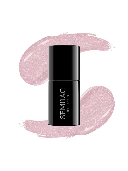 LAKIER HYBRYDOWY EXTEND 5in1 805 GLITTER DIRTY NUDE ROSE... 2
