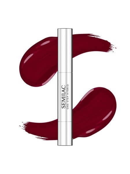LAKIER HYBRYDOWY MARKER ONE STEP S580 CRIMSON 3ML SEMILAC