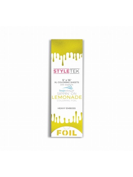 FOLIA ALUMINIOWA STYLETEK PASKI XL 200SZT LEMONADE