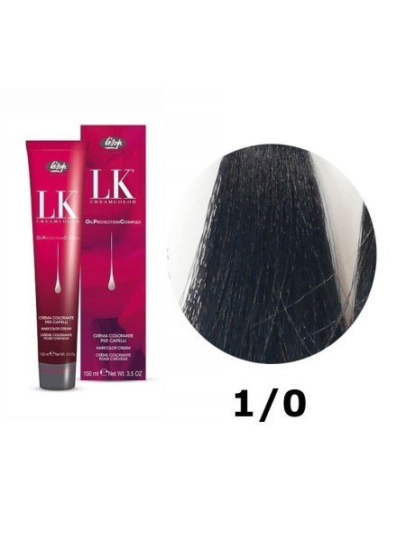 FARBA DO WŁOSÓW LK OPC 1/0 CZARNY LISAP 100ML