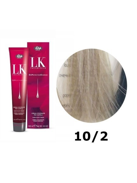 FARBA DO WŁOSÓW LK OPC 10/2 POPIELATY BARDZO JASNY BLOND PLUS LISAP 100ML