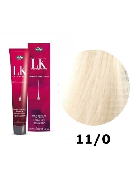 FARBA DO WŁOSÓW LK OPC 11/0 NATURALNY BARDZO JASNY BLOND LISAP 100 ML