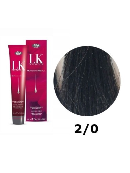 FARBA DO WŁOSÓW LK OPC 2/0 BRUNATNY LISAP 100 ML
