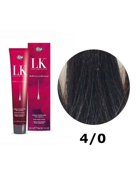 FARBA DO WŁOSÓW LK OPC 4/0 KASZTAN LISAP 100ML