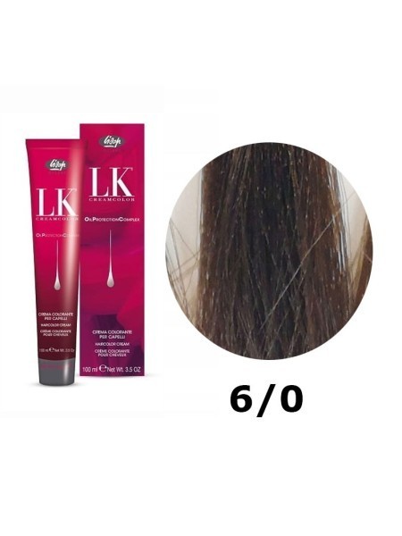 FARBA DO WŁOSÓW LK OPC 6/0 CIEMNY BLOND LISAP 100ML
