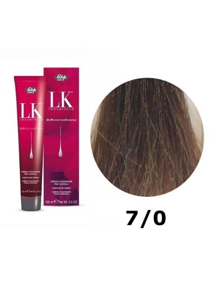 FARBA DO WŁOSÓW LK OPC 7/0 BLOND LISAP 100 ML