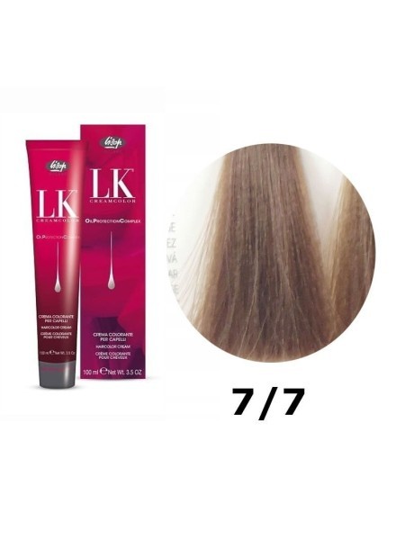FARBA DO WŁOSÓW LK OPC 7/7 BEŻOWY BLOND LISAP...
