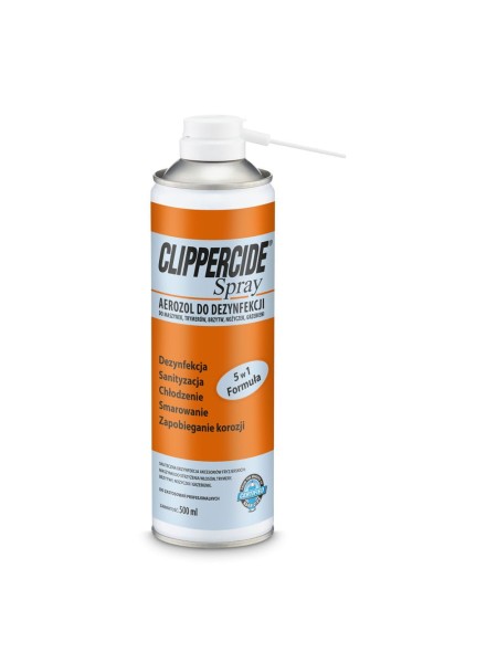SPRAY DO DEZYNFEKCJI I SMAROWANIA MASZYNEK 500ML CLIPPERCIDE 2