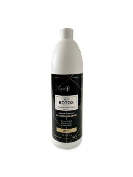 SZAMPON BOTOX ALFA OCZYSZCZAJĄCY STEP 1 PROF 1000ML 2