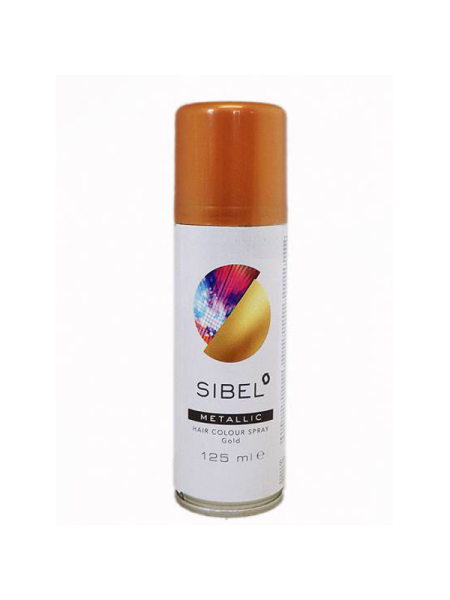 LAKIER BROKAT ZŁOTY HAIR COLOUR GLITTER SIBEL125ML