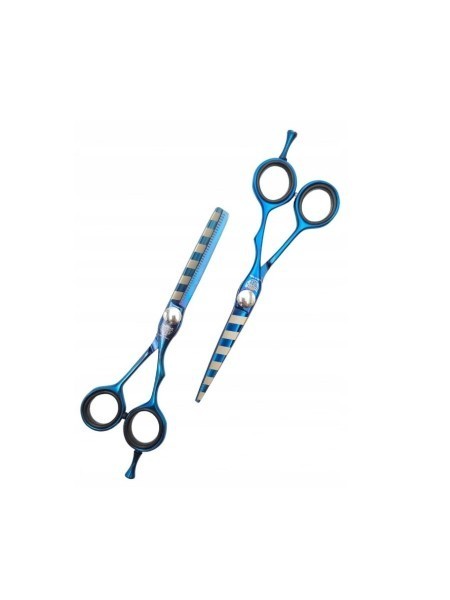 NOŻYCZKI/DEGAŻÓWKI ZESTAW 282 ACQUA SET 5,5'' KIEPE