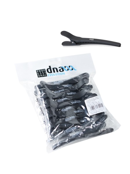 KLIPS FRYZJERSKI PLASTIK 12SZTUK DNA KIEPE