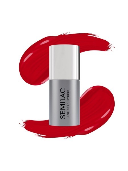 LAKIER HYBRYDOWY ONE STEP S530 SCARLET 5ML SEMILAC