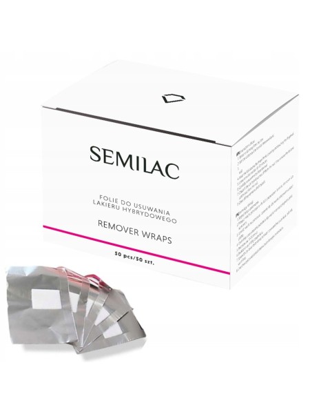 WRAPS REMOVER 50SZT DO USUWANIA HYBRYD SEMILAC 2