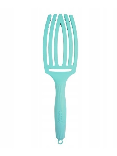 SZCZOTKA FINGERBRUSH boar&nylon MEDIUM MINT OLIVIA GARDEN