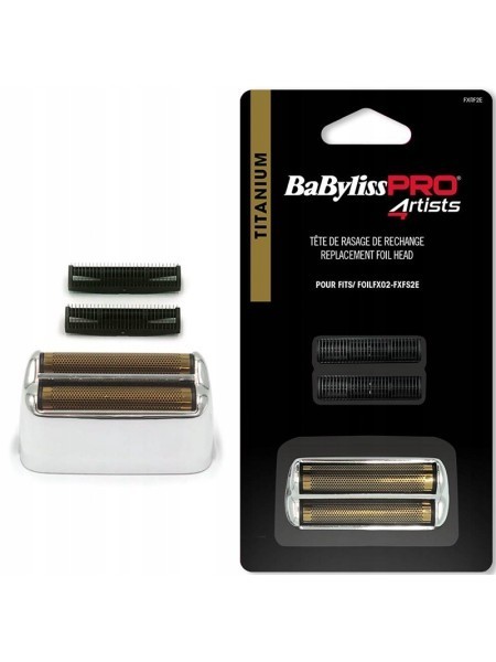 GŁOWICA TNĄCA + SIATKA (FOLIA) SILVER FXRF2E DO SHAVER PODWÓJNY BABYLISSPRO