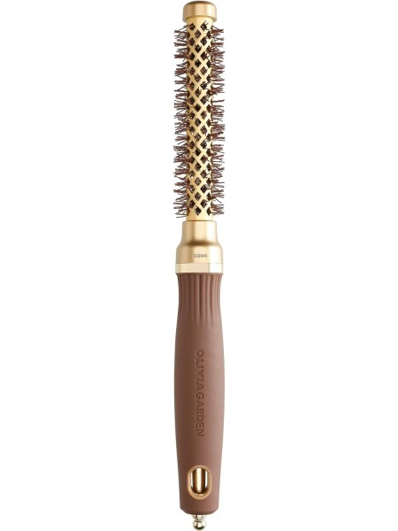 SZCZOTKA OLIVIA GARDEN EXPERT BLOWOUT SHINE WAVY BRISTLES GOLD&BROWN 15 MM
