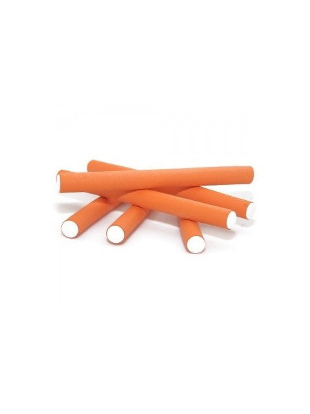WAŁKI PAPILOTY DO TRWAŁEJ 16 mm 6 szt dł. 18cm Kol. Pomarańcz CW229K PON