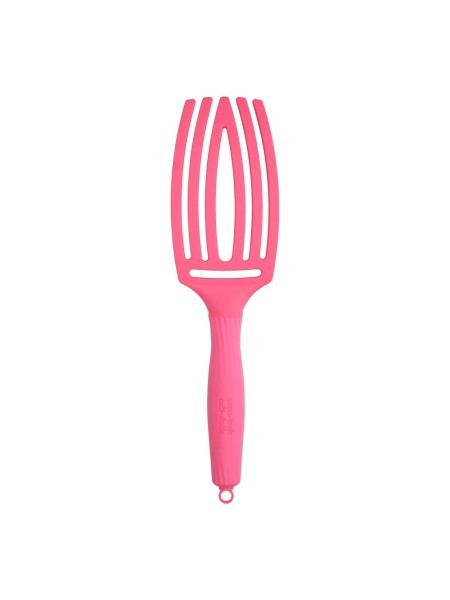 SZCZOTKA FINGERBRUSH boar&nylon MEDIUM HOT PINK...