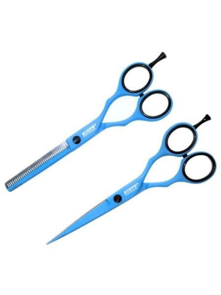 ZESTAW NOŻYCZKI+DEGAŻÓWKI 2480.5 5,5'' BLUE...