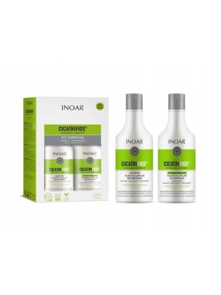 DUO CICATRIFIOS INOAR ZESTAW SZAMPON+ODŻYWKA 250ML
