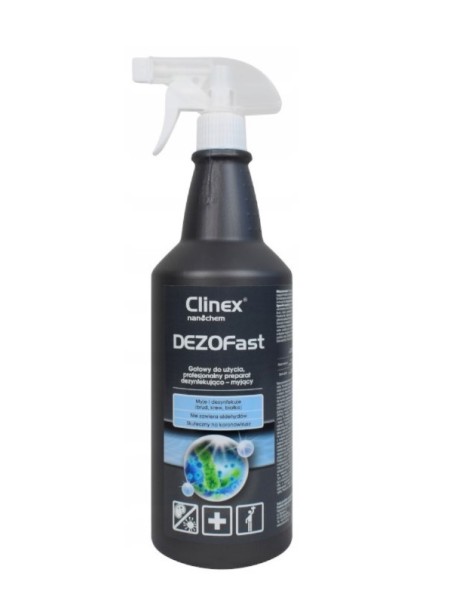PREPARAT DEZYNFEKUJĄCO - MYJĄCY CLINEX DEZOFAST 1L