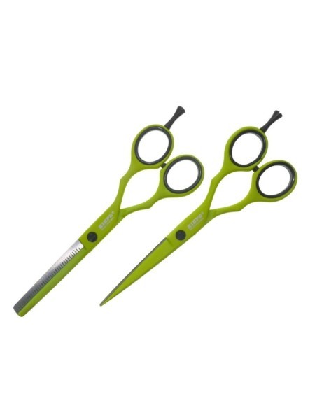 ZESTAW NOŻYCZKI+DEGAŻÓWKI 2480.2 5,5'' LIME KIEPE
