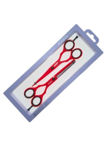 ZESTAW NOŻYCZKI+DEGAŻÓWKI 2480.4 5,5'' RED...