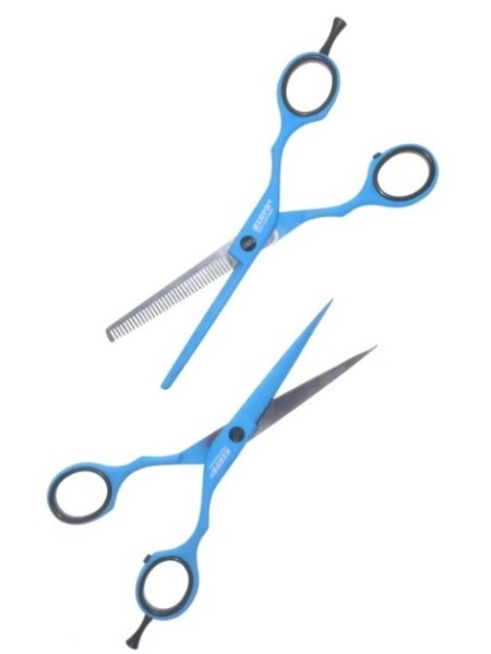 ZESTAW NOŻYCZKI+DEGAŻÓWKI 2480.5 5,5'' BLUE...
