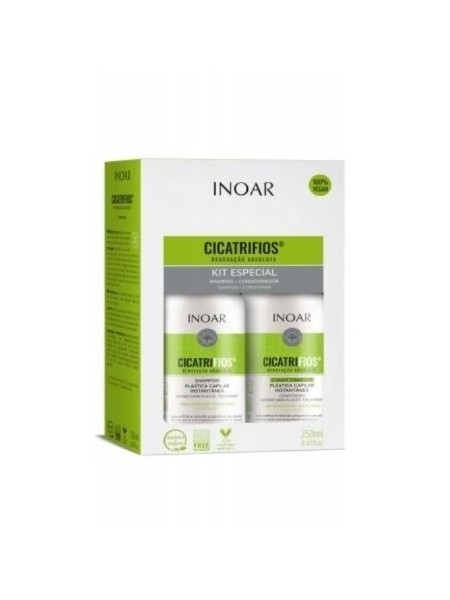 DUO CICATRIFIOS INOAR ZESTAW SZAMPON+ODŻYWKA 250ML