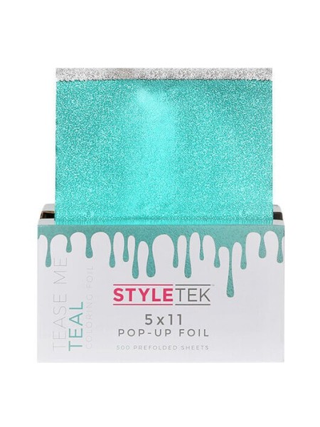 FOLIA ALUMINIOWA STYLETEK PUDEŁKO 500SZT TEAL...