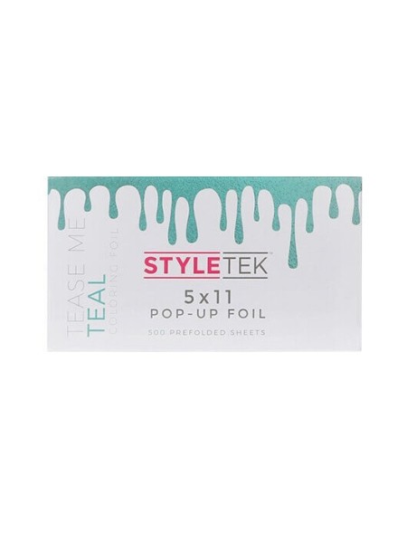 FOLIA ALUMINIOWA STYLETEK PUDEŁKO 500SZT TEAL...