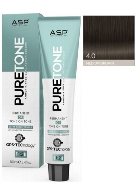 FARBA 4.0 MEDIUM BROWN PURETONE BEZ AMONIAKU ASP 100ML