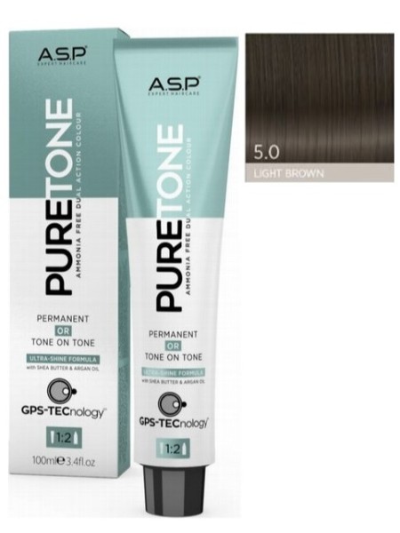 FARBA 5.0 LIGHT BROWN PURETONE BEZ AMONIAKU ASP 100ML