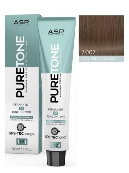 FARBA 7.007 COOL MEDIUM BLONDE PURETONE BEZ AMONIAKU ASP 100ML