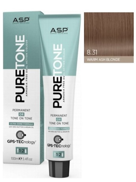 FARBA 8.31 WARM ASH BLONDE PURETONE BEZ AMONIAKU ASP 100ML