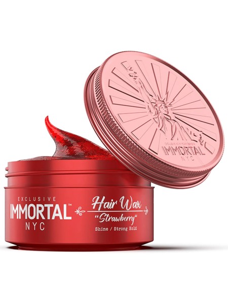 IMMORTAL NEW WOSK POMADA NYC HAIR WAX STRAWBERRY CZERWONA 150ML