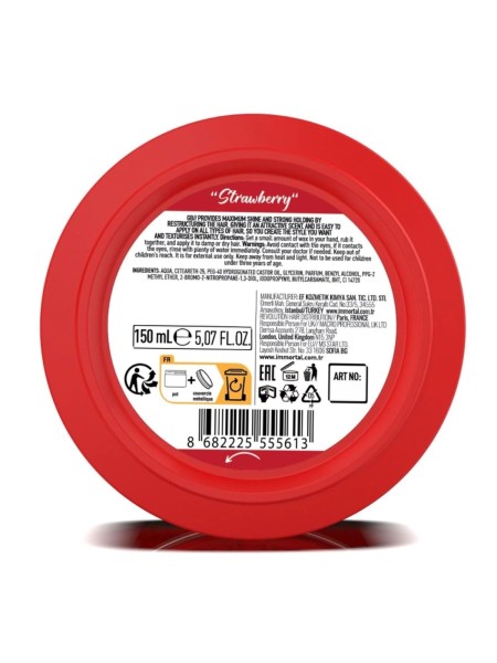 IMMORTAL NEW WOSK POMADA NYC HAIR WAX STRAWBERRY CZERWONA... 2