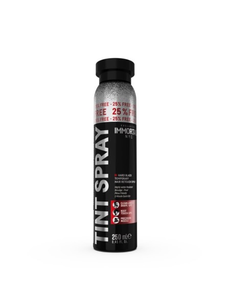 IMMORTAL NYC SPRAY DO SZYBKIEGO RETUSZU CZARNY...