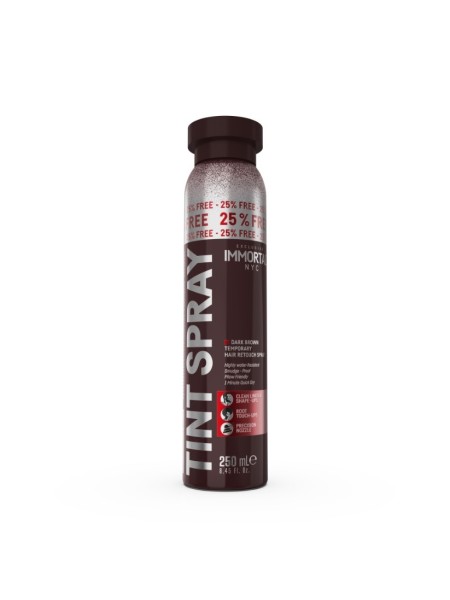 IMMORTAL NYC SPRAY DO SZYBKIEGO RETUSZU CIEMNY BRĄZ HAIR...