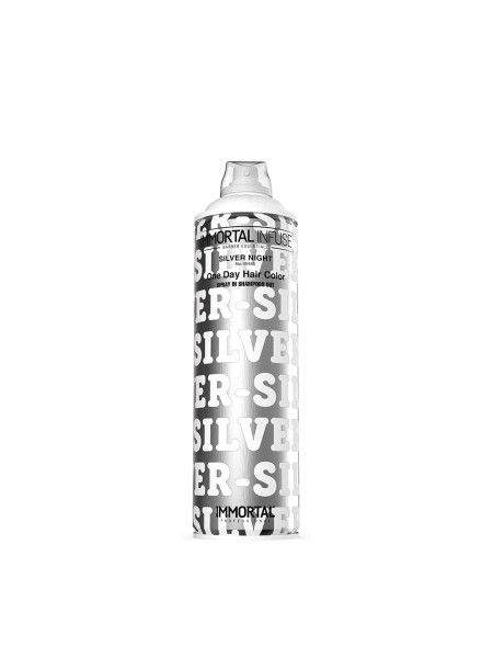 IMMORTAL NYC SPRAY KOLORYZUJĄCY ONE DAY HAIR COLOR SPRAY SILVER 200 ML