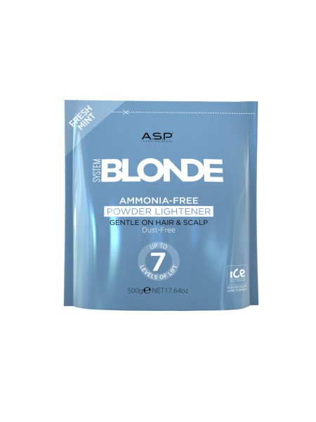 ROZJAŚNIACZ FREE AMONIAK FRESH MINT 7 TONÓW BLONDE ASP 500G