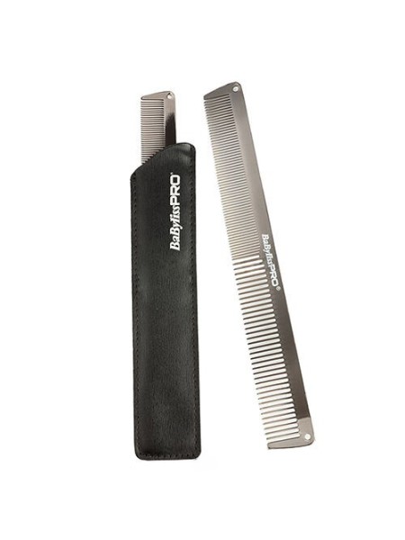 GRZEBIEŃ GUNSTEEL METALOWY SZARY BABYLISSPRO