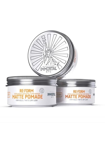 IMMORTAL RE-FORM POMADE NYC MATTE POMADA MATOWA DO STYLIZACJI 150 ML