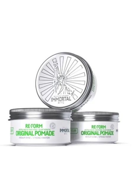 IMMORTAL RE-FORM POMADE NYC ORIGINAL POMADA DO...