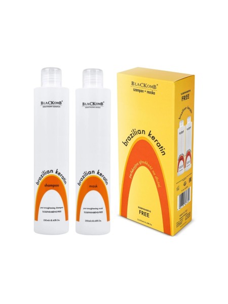 SZAMPON + ODŻYWKA PO ZABIEGACH PROSTUJĄCYCH BLACKOMB 2x250ML