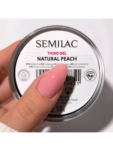 ŻEL BUDUJĄCY THIXO NATURAL PEACH 15 g SEMILAC