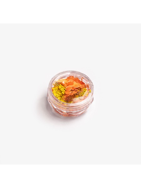SUSZONE PŁATKI KWIATÓW FLOWER FLAKES GOLDEN SUNSET SEMILAC