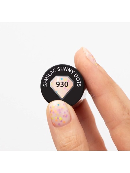 LAKIER HYBRYDOWY 930 SUNNY DOST 7ML SEMILAC